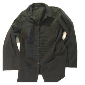 Black button down shirt